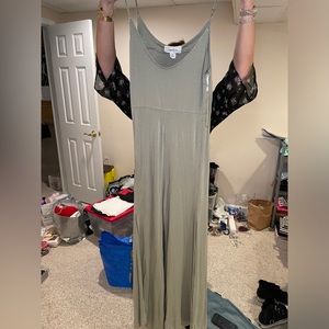 Sugar & Cream Soft Green Jumpsuit